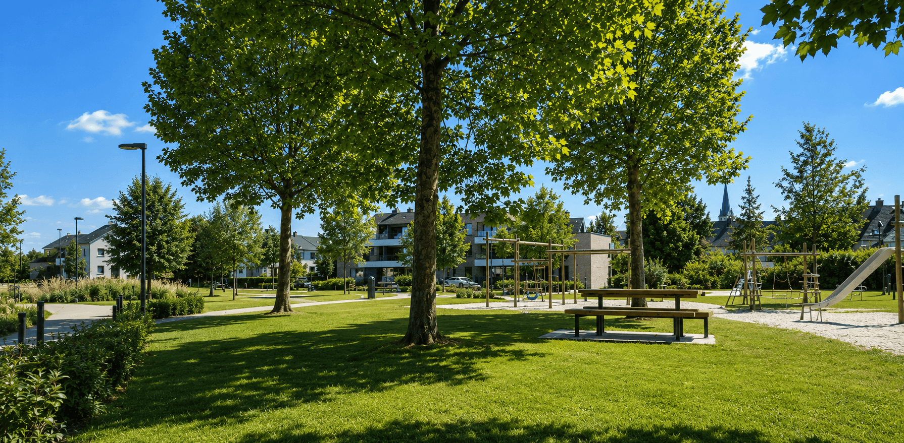 Vredespark in Hasselt, Belgium